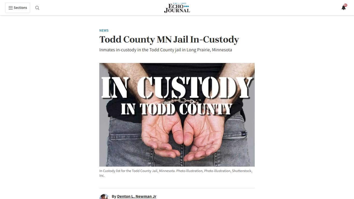 Todd County MN Jail In-Custody - Pequot Lakes, Minnesota